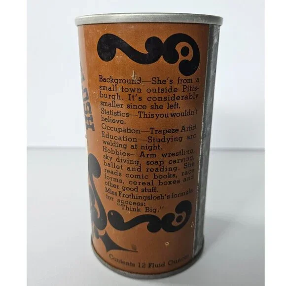 Olde Frothingslosh Brown Label collectible 12 oz empty can Pittsburgh Brewing PA - Picture 3 of 16